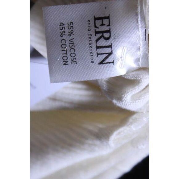 Anthropologie Erin Fetherston Womens 3/4 Sleeve Lace Front Cardigan Sweater - Picture 6 of 6